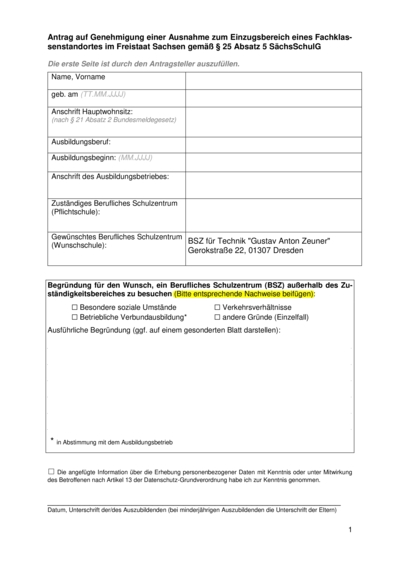 für Auszubildende mit Wohnort außerhalb von Dresden*