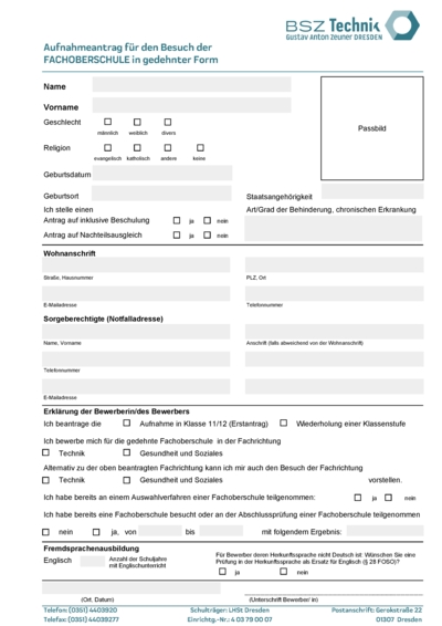 Der Bewerbung muss eine sportfachliche Empfehlung des Olympiastützpunktes Chemnitz/Dresden beigefügt werden!
